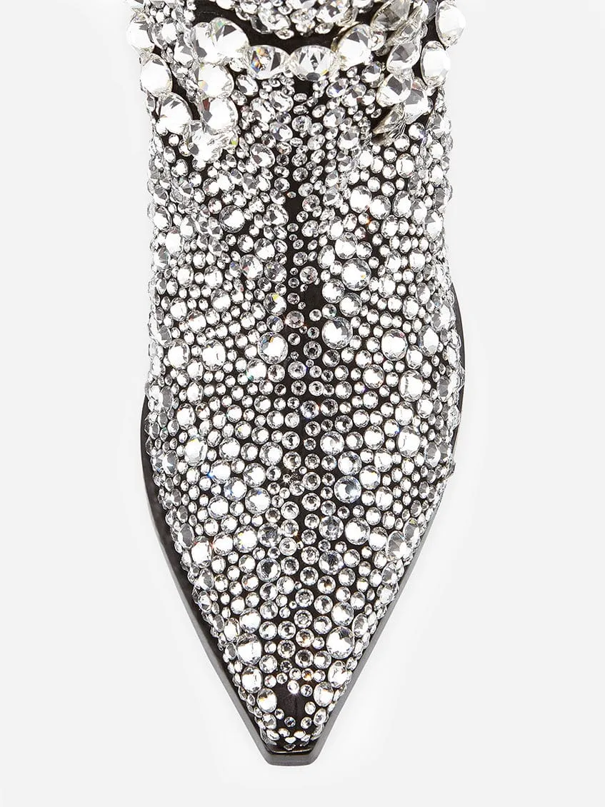 30mm Crystal Western Boots